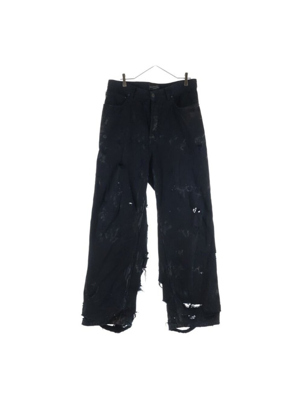 Balenciaga Distressed Superdestroybuggypants Black